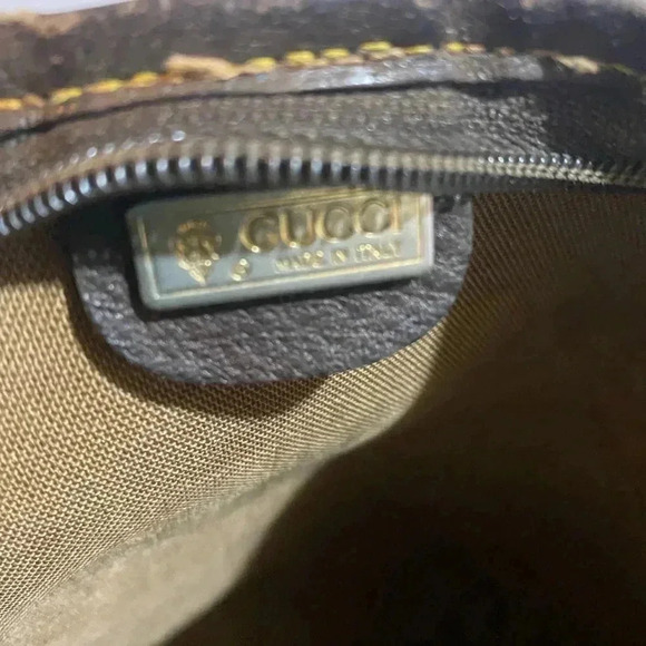 Gucci vintage GG mico web tote handbag - Picture 13 of 16